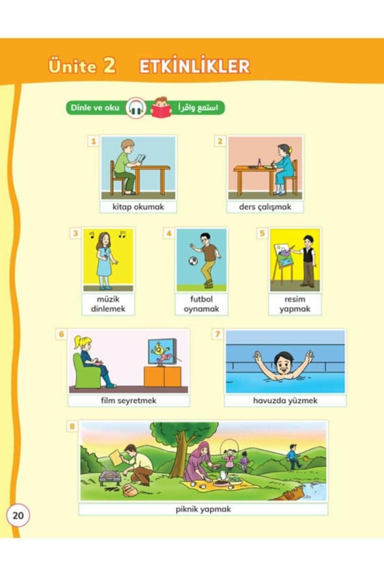 Akdem Yayınları Türkçeye Merhaba A-1-2 Ders Kitabı + Çalışma Kitabı