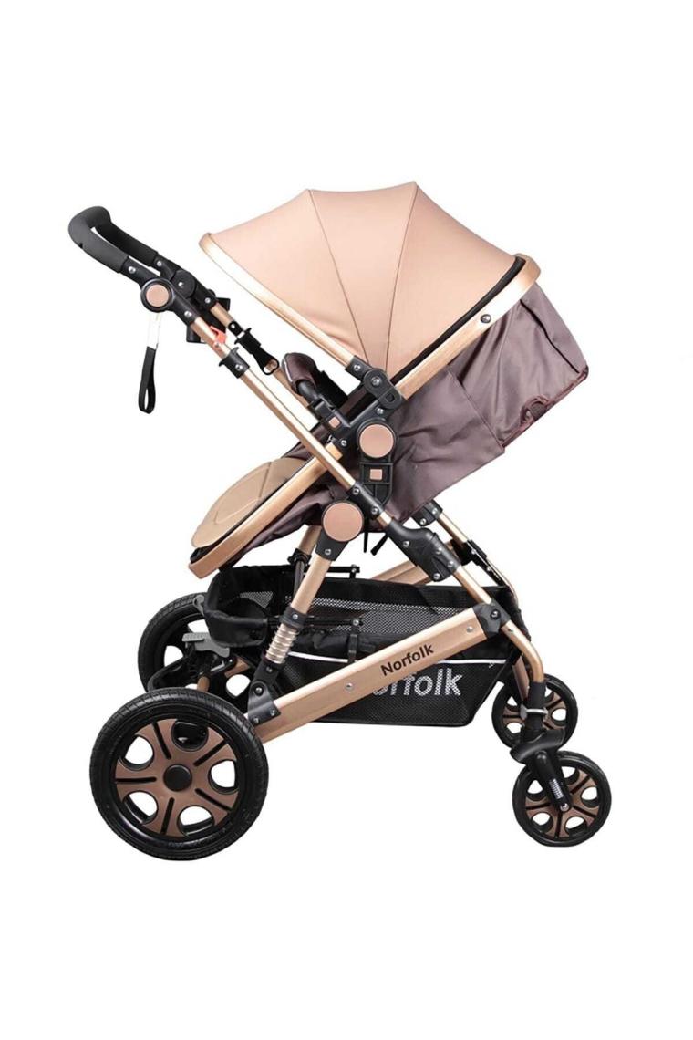 Norfolk Voyage Comfort Air Luxury Kahve Çift Yönlü Bebek Arabası