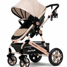 Norfolk Voyage Comfort Air Luxury Kahve Çift Yönlü Bebek Arabası