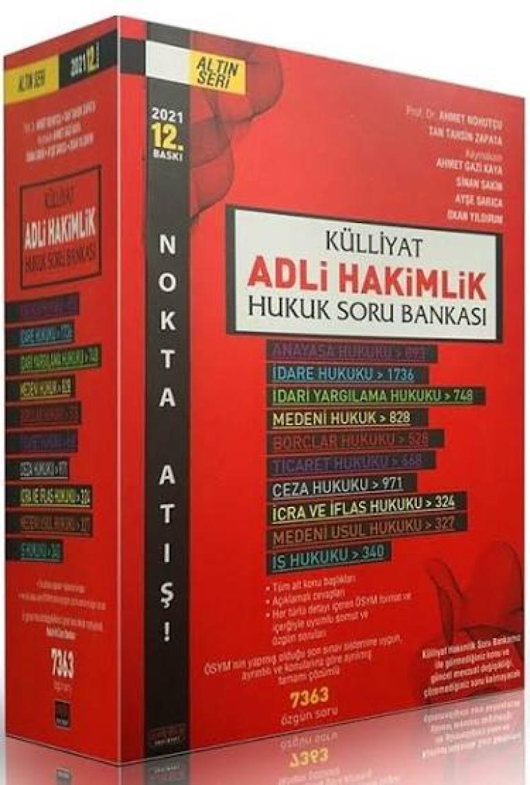 Külliyat Adli Hakimlik Modüler Soru Bankası Nokta Atış Seti