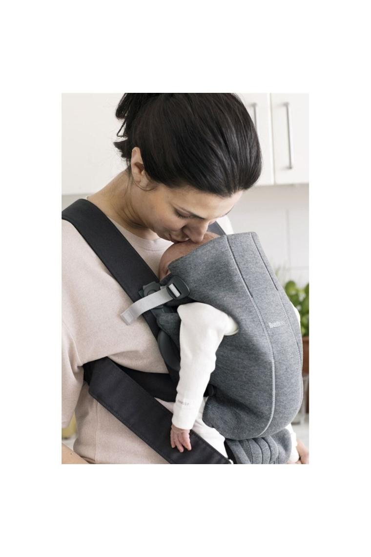 BabyBjörn Mini 3D Cotton Jersey Dark Grey Kanguru