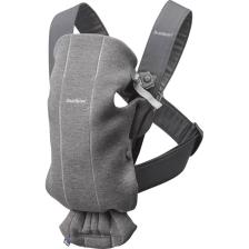 BabyBjörn Mini 3D Cotton Jersey Dark Grey Kanguru