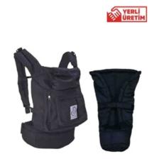 Siyah Ergonomik Kanguru Yenidoğan Set (0-4 YAŞ)