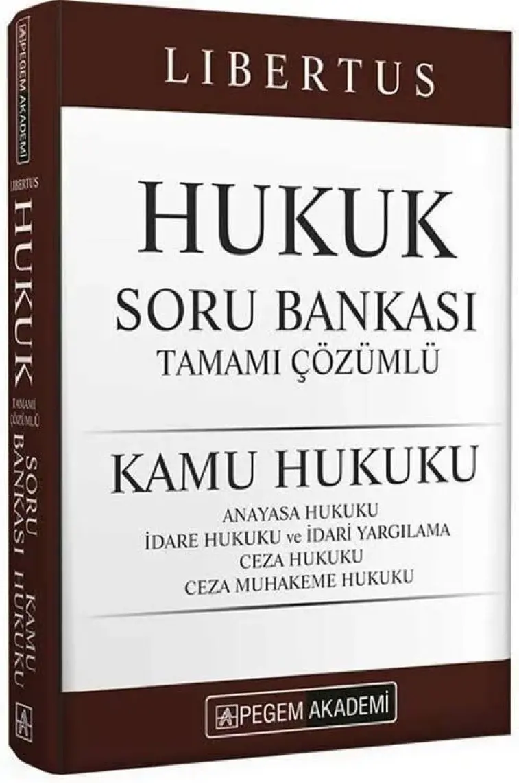 Pegem Akademi Yayıncılık KPSS Libertus Hukuk Soru Bankası-Kamu Hukuku