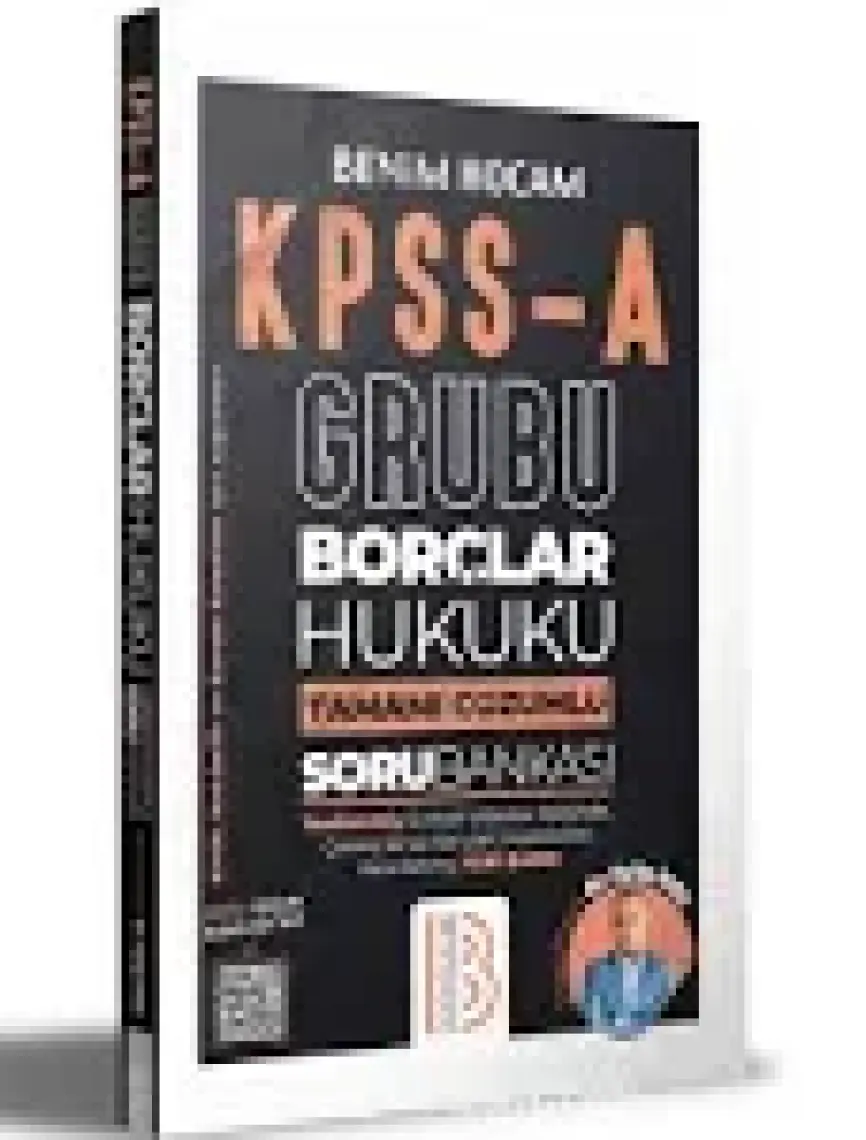 Benim Hocam Yayınları KPSS A Grubu Borçlar Hukuku Tamamı Çözümlü Soru Bankası