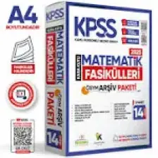 Karakutu Yayınları 2025 Kpss Matematik Kara Kutu 1.cilt Fasikül Seti (14LÜ) Ösym Çıkmış Soru Bankası Çözümlü Paket