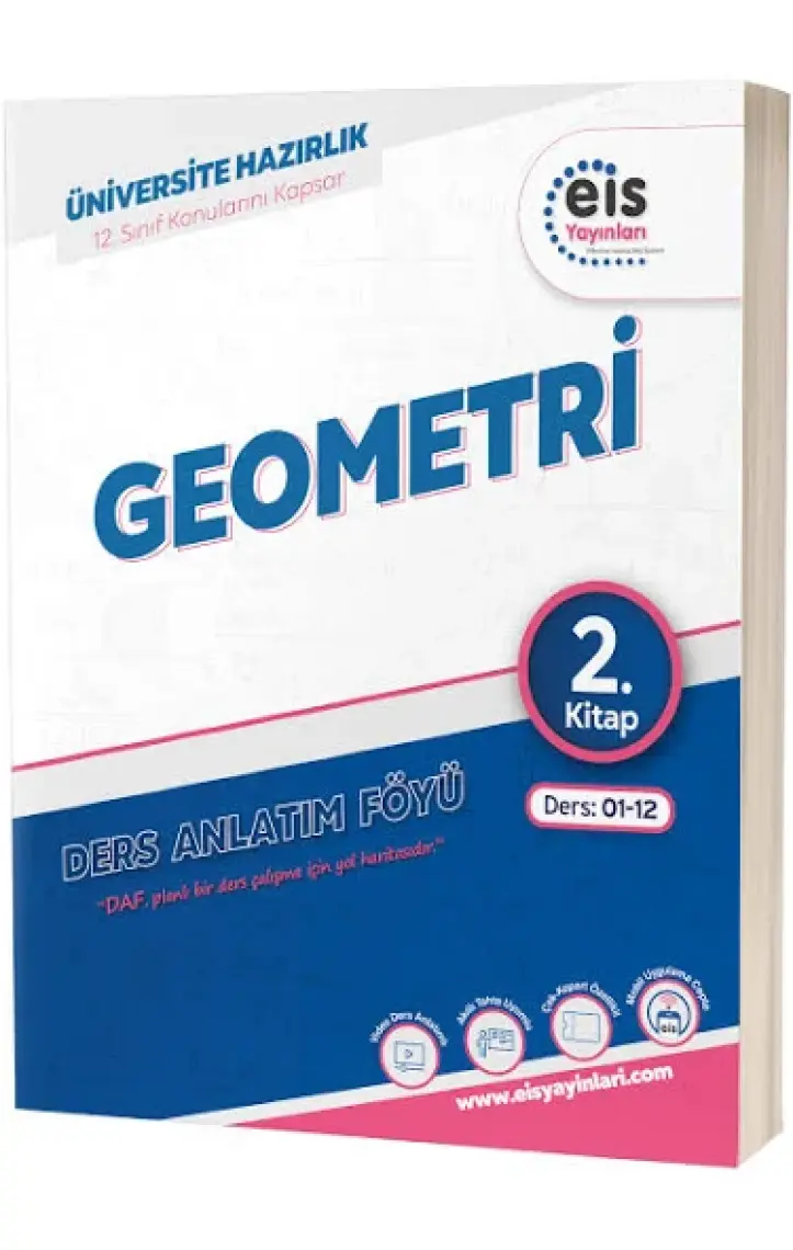 Eis Yayınları YKS DAF Geometri 2. Kitap Mavi Seri Ders Anlatım Föyü