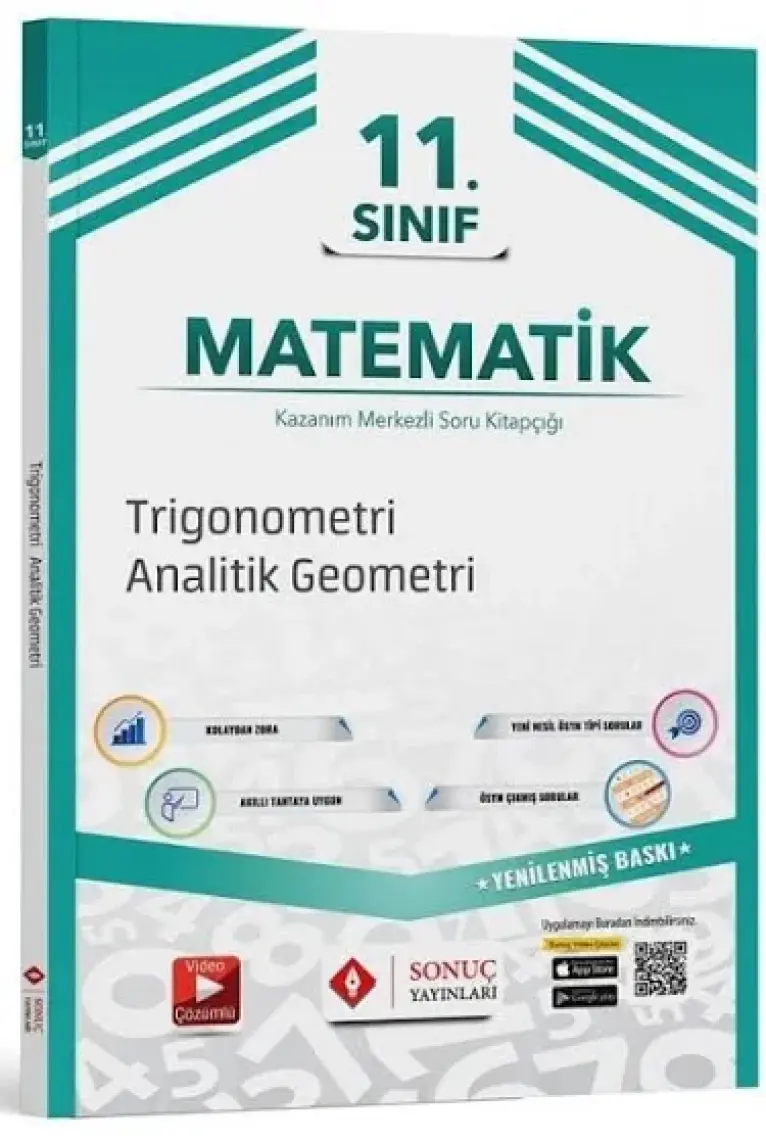 Sonuç Yayınları  11.Sınıf Trigonometri, Analitik Geometri