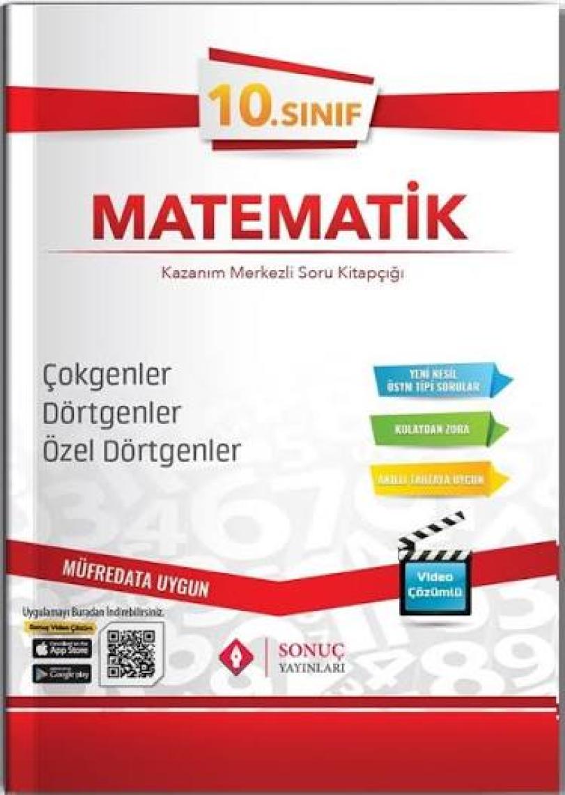 Sonuç Yayınları  10.Sınıf Çokgenler Dörtgenler Özel Dörtgenler 2021