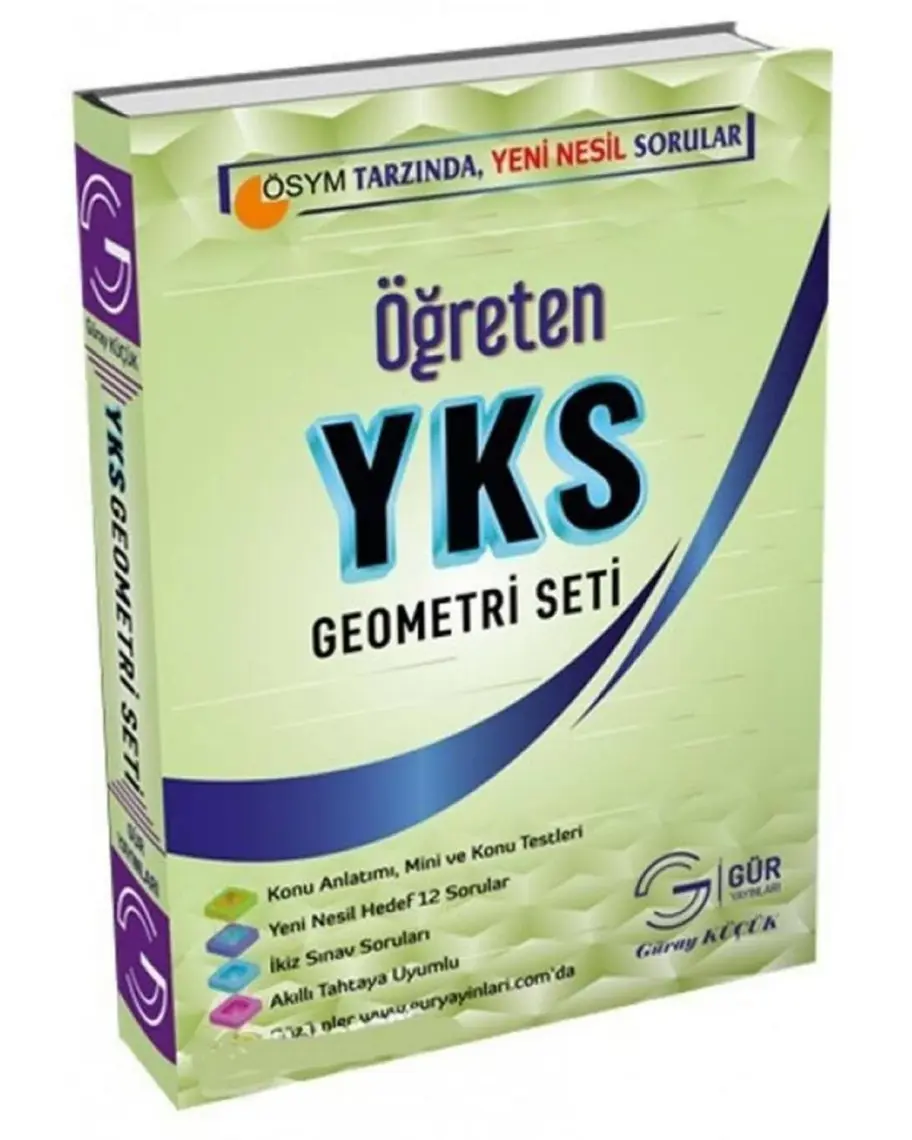 Gür Yayınları Öğreten YKS Geometri Set Yeşil