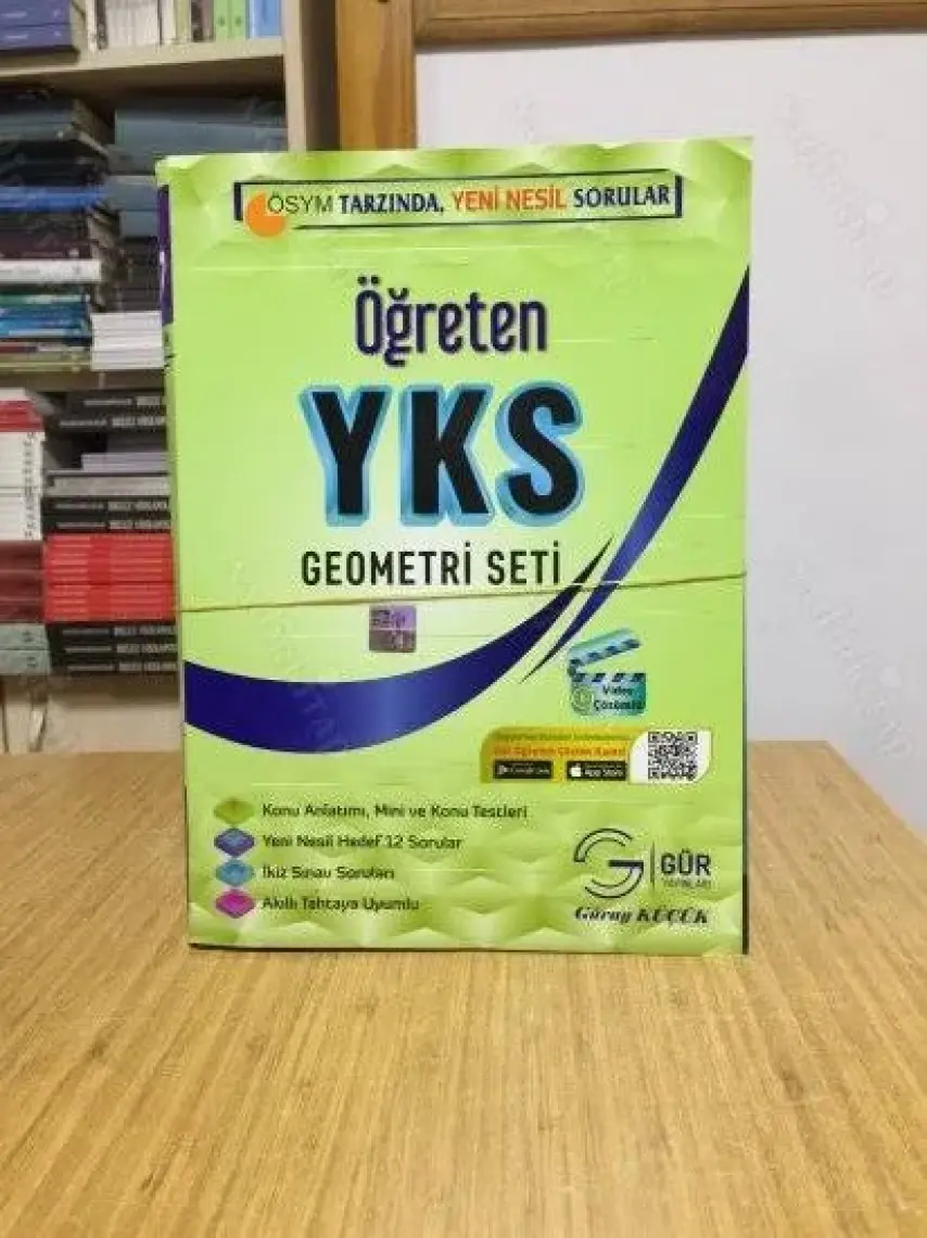 Gür Yayınları Öğreten YKS Geometri Set Yeşil