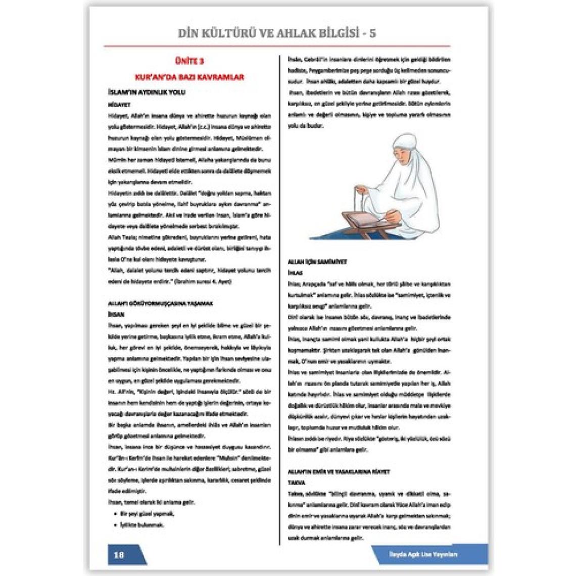 Açık Öğretim Lisesi 5. ve 6. Dönem Tüm Dersler Yardımcı Ders Kitabı