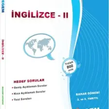 Egem Eğitim Yayınları Ingilizce-II Konu Anlatımlı Soru Bankası- Bahar Dönemi(2. Yarıyıl)