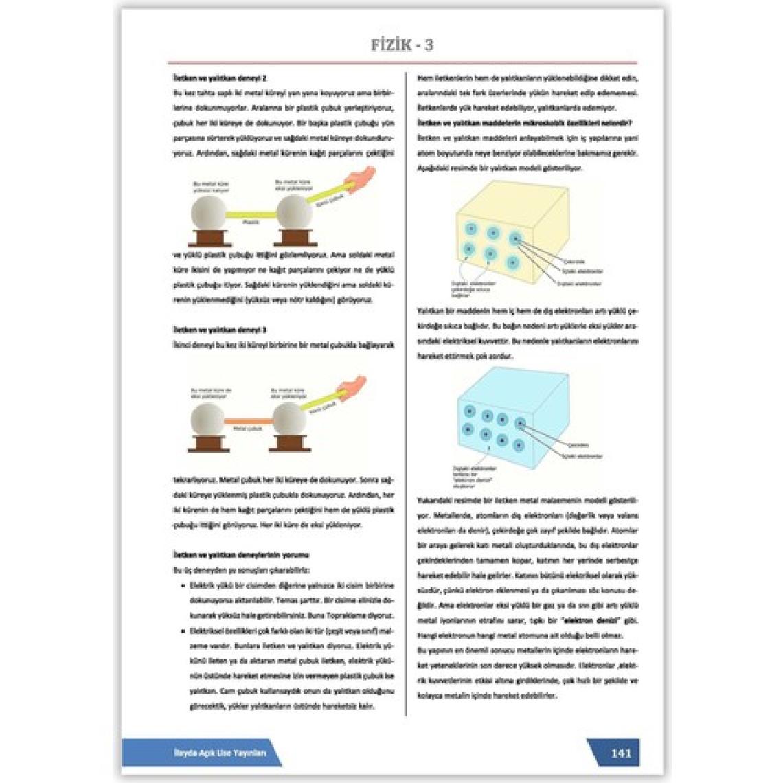 İlayda Açık Öğretim Lisesi 3. Dönem Tüm Dersler Yardımcı Ders Kitabı