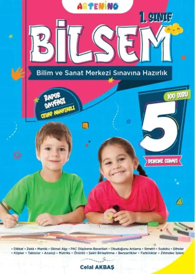 Artenino 1. Sınıf Bilsem Sınavına Hazırlık 5’li Deneme Sınavı - Celal Akbaş