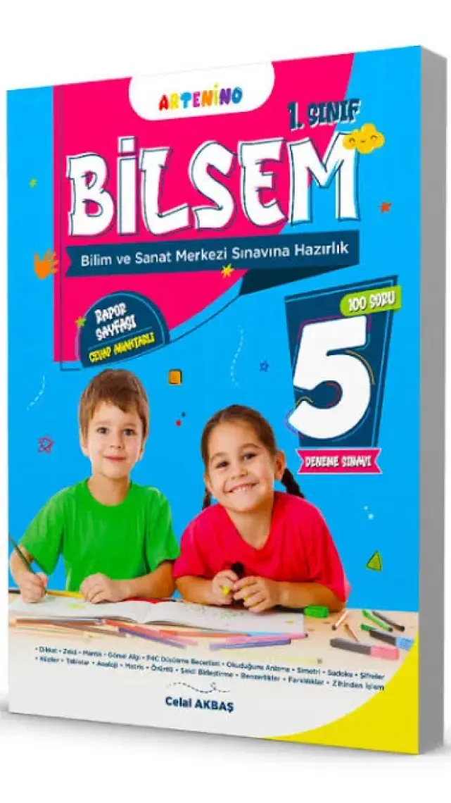 Artenino 1. Sınıf Bilsem Sınavına Hazırlık 5’li Deneme Sınavı - Celal Akbaş