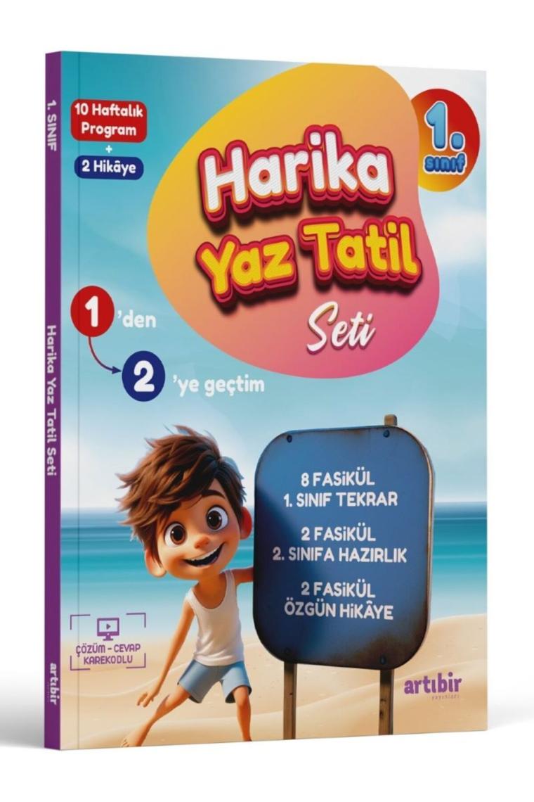 1. Sınıf Harika Yaz Tatil Seti 2. Sınıfa Geçenler İçin Artibir
