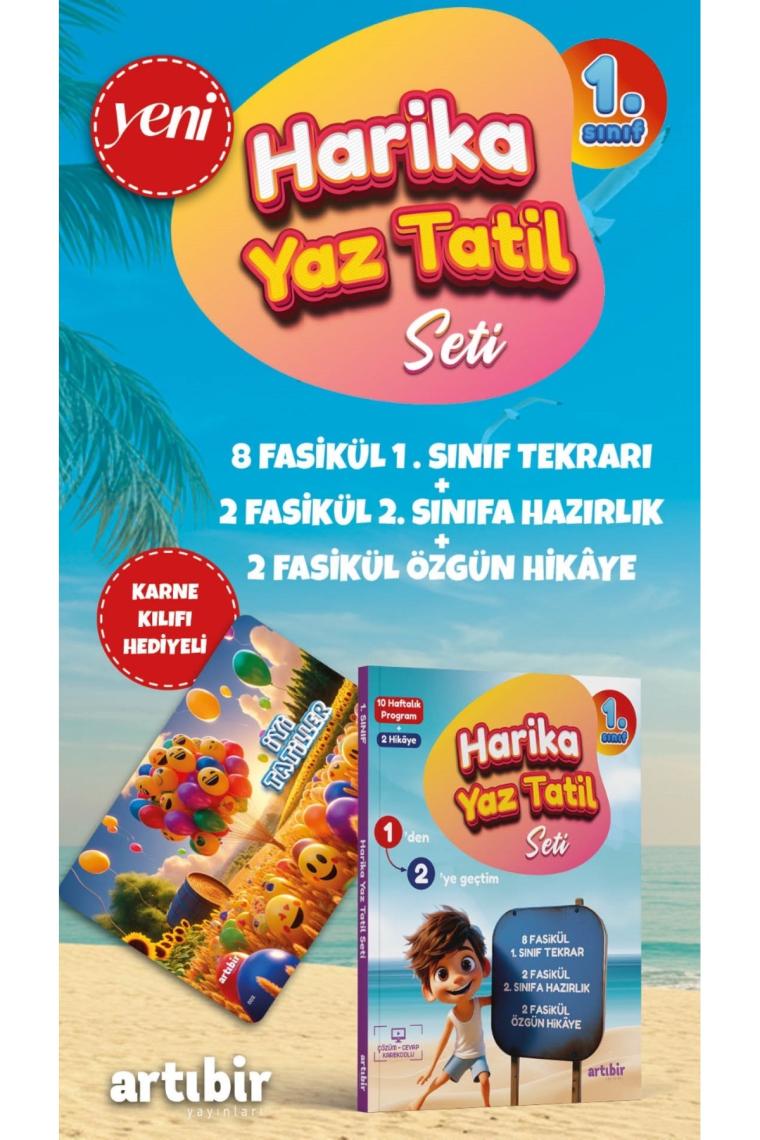 1. Sınıf Harika Yaz Tatil Seti 2. Sınıfa Geçenler İçin Artibir