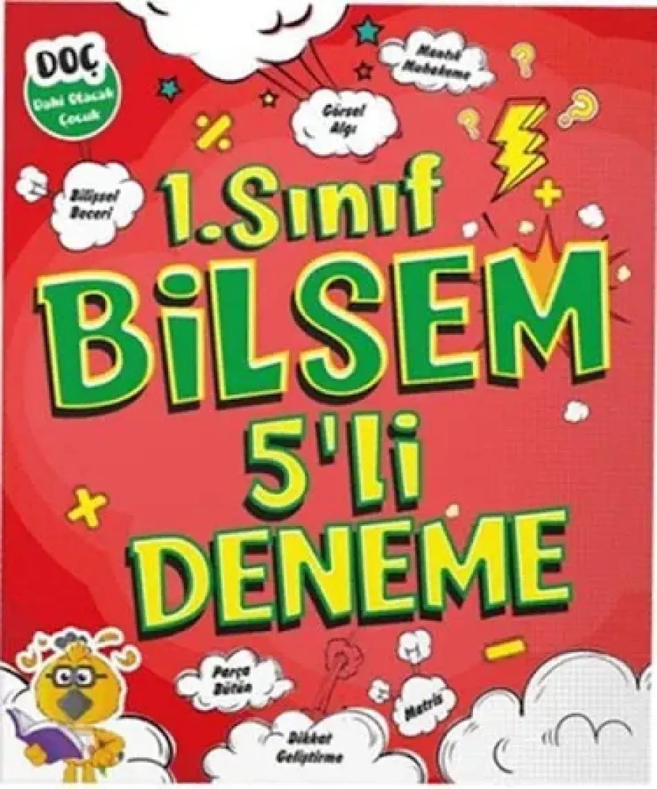 Dahi Olacak Çocuk Yayınları Bilsem 1. Sınıf 5'li Deneme