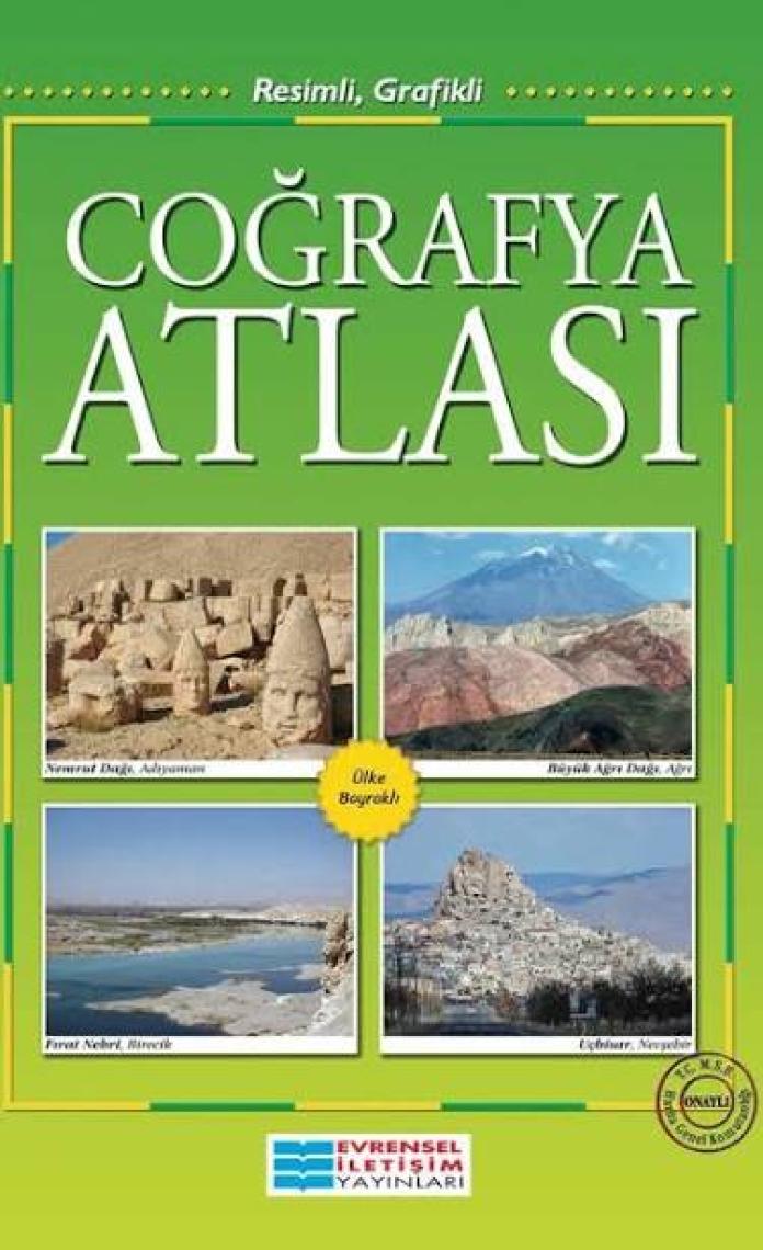 Evrensel İletişim Yayınları İlköğretim Resimli Grafikli Coğrafya Atlası