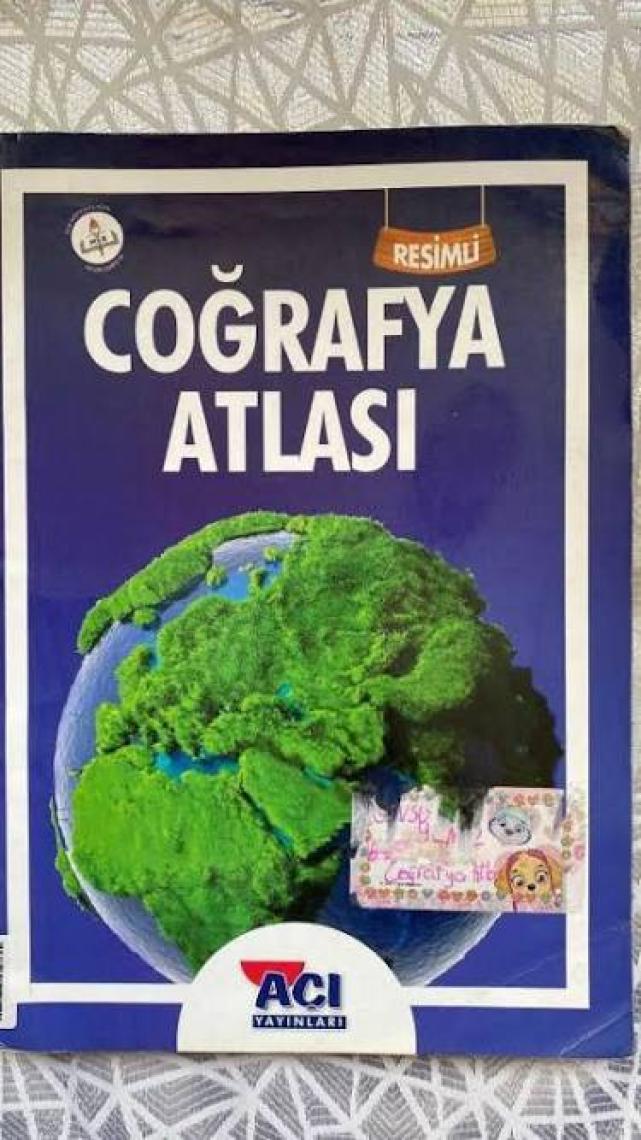 Evrensel İletişim Yayınları İlköğretim Resimli Grafikli Coğrafya Atlası