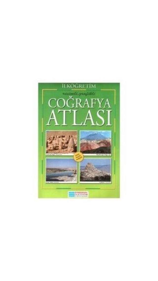 Evrensel İletişim Yayınları İlköğretim Resimli Grafikli Coğrafya Atlası