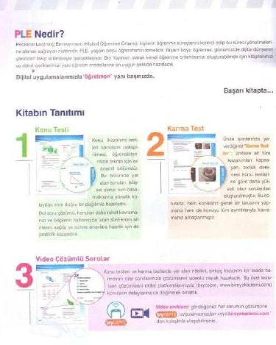 Bry Birey Eğitim Yayınları PLE 9. Sınıf Coğrafya Soru Bankası