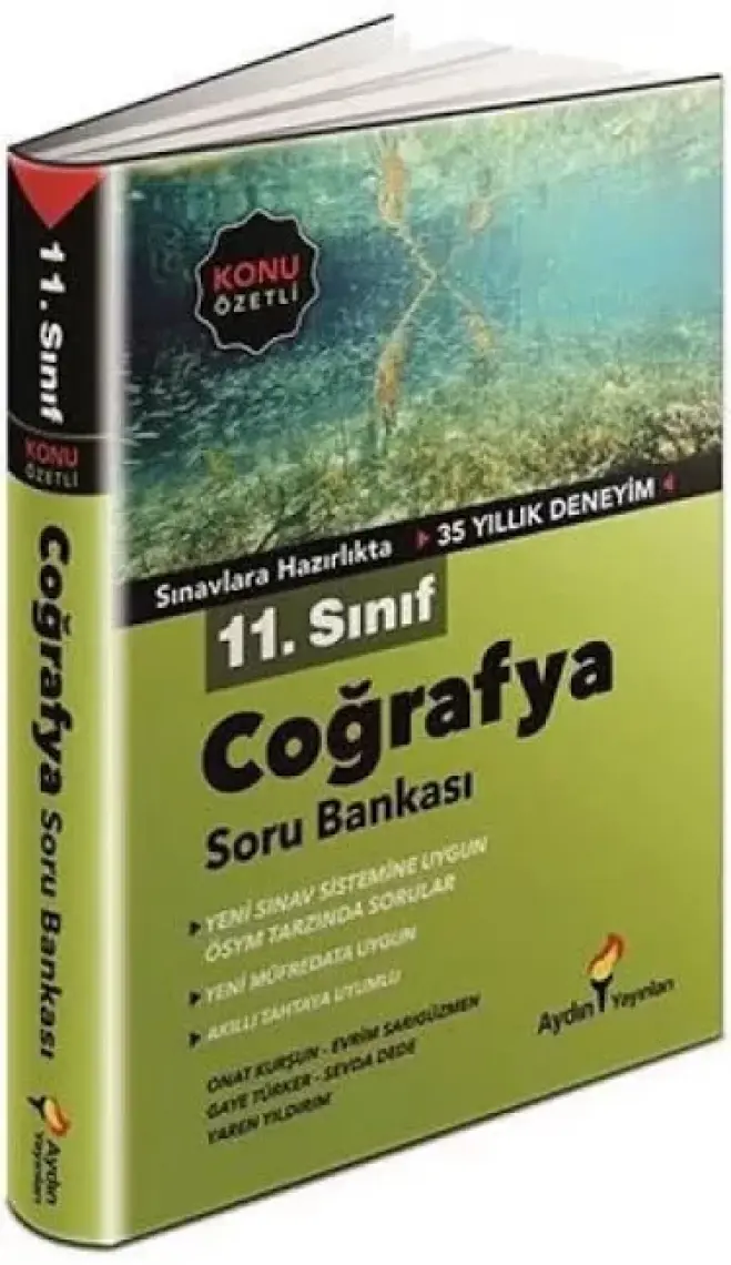 Aydın Yayınları 11. Sınıf Coğrafya Konu Özetli Soru Bankası