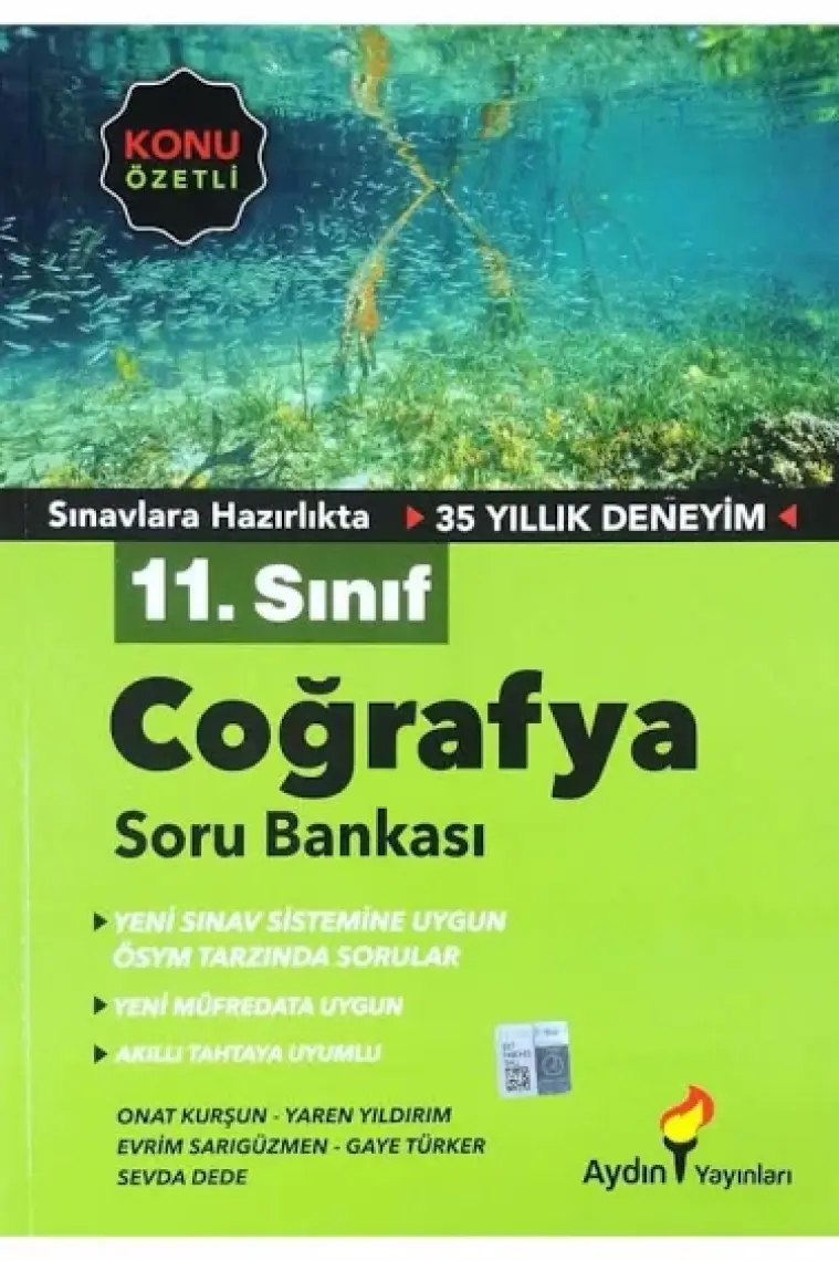 Aydın Yayınları 11. Sınıf Coğrafya Konu Özetli Soru Bankası