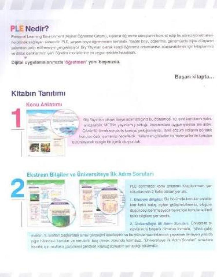 Bry Birey Eğitim Yayınları PLE 10. Sınıf Coğrafya Konu Anlatımlı