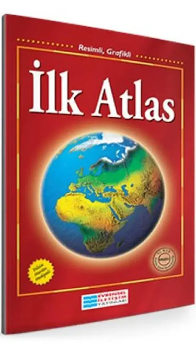 Evrensel İletişim Yayınları İlköğretim Resimli Grafikli İlk Atlas