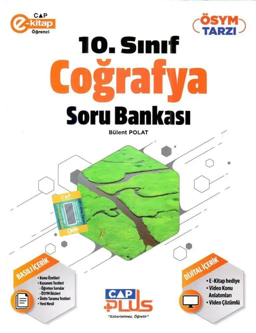 Çap Yayınları 10. Sınıf Coğrafya Anadolu Soru Bankası