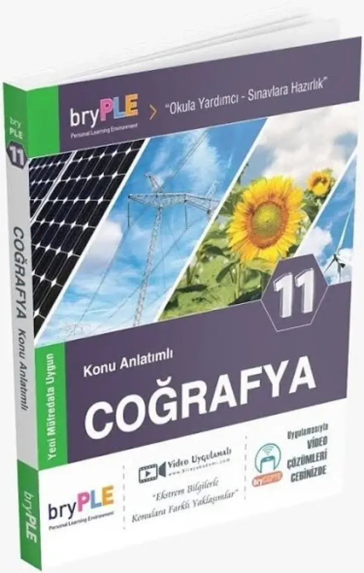 Bry Birey Eğitim Yayınları PLE 11. Sınıf Coğrafya Konu Anlatımlı