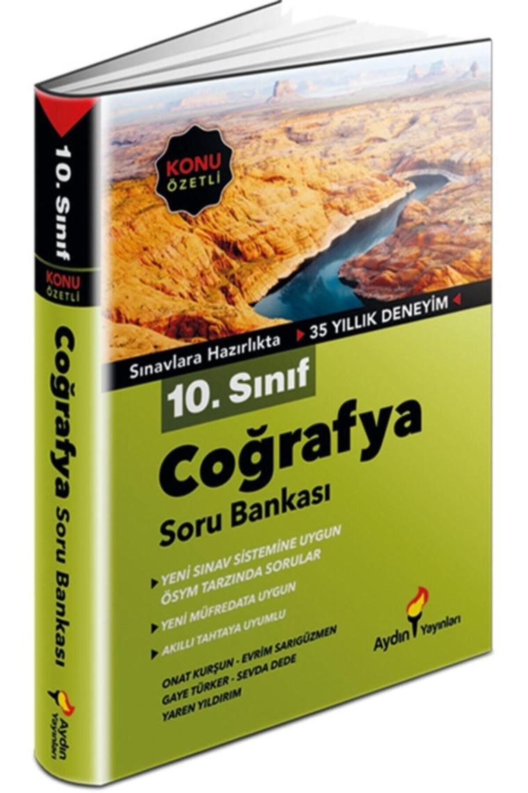 Aydın 10. Sınıf Coğrafya Konu Özetli Soru Bankası