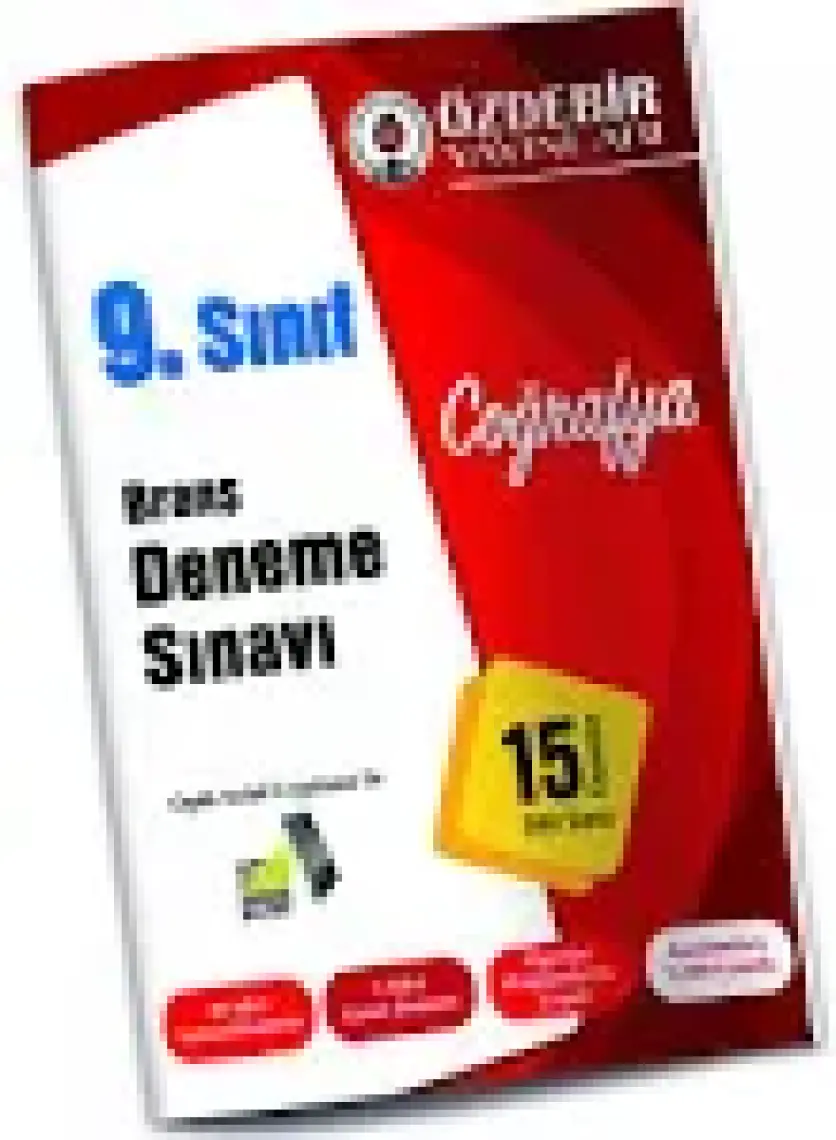 Özdebir Yayınları 9. Sınıf Coğrafya Branş Deneme Sınavı