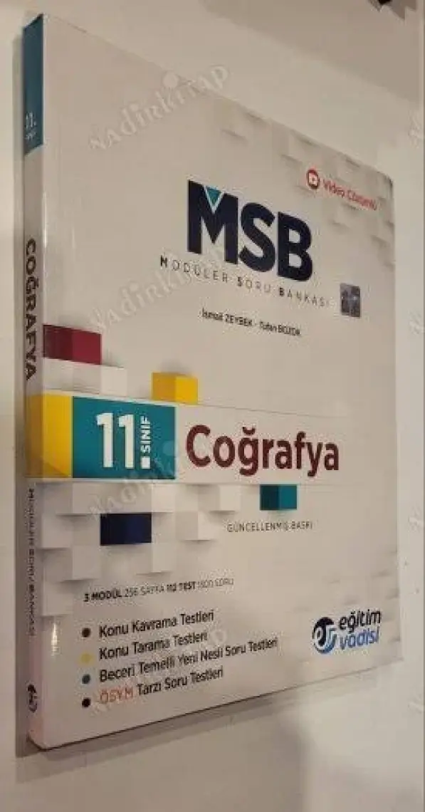 Eğitim Vadisi Yayınları 11.Sınıf Coğrafya Modüler Soru Bankası