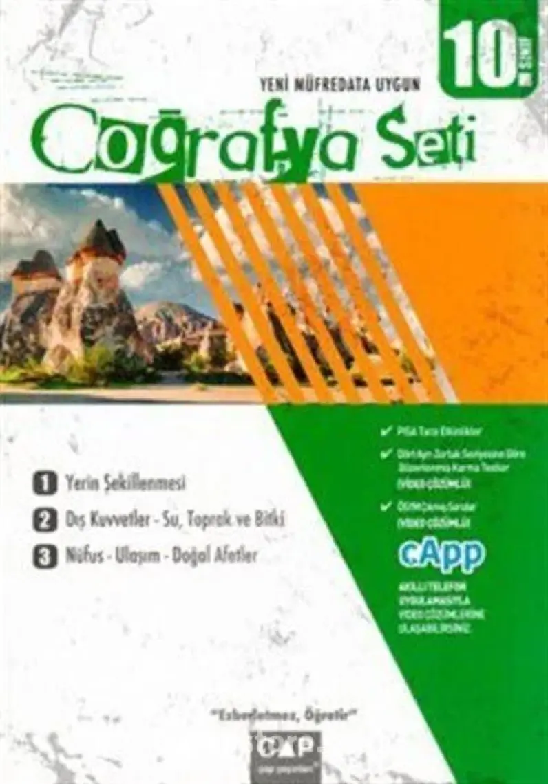 Çap Yayınları 10. Sınıf Coğrafya Seti