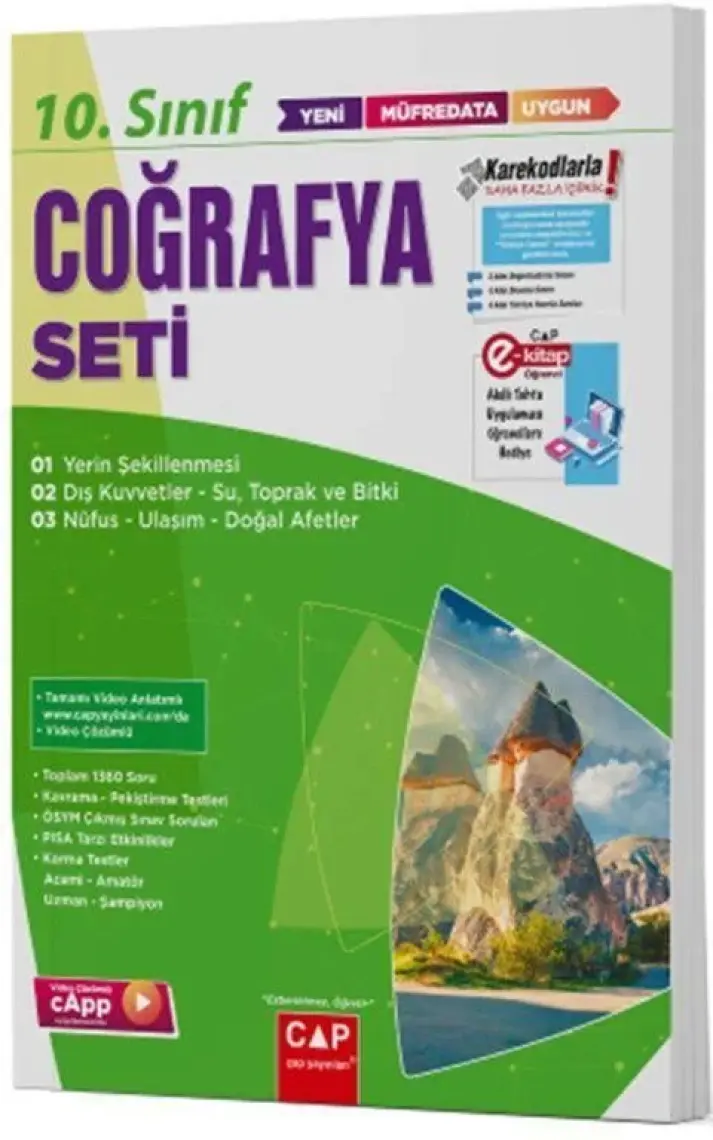 Çap Yayınları 10. Sınıf Coğrafya Seti