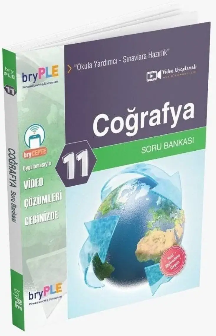 Bry Birey Eğitim Yayınları PLE 11. Sınıf Coğrafya Soru Bankası