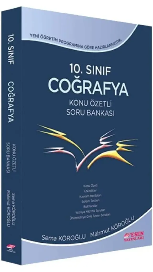 Esen Yayınları 10. Sınıf Coğrafya Konu Özetli Soru Bankası Yeni