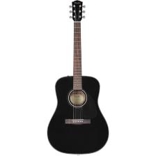 Fender CD-60 Dreadnought Ceviz Klavye Black Akustik Gitar