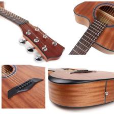 Maxword M450-EQ Profesyonel Masif Ağaç Elektro Akustik Gitar Seti 4/4 Yetişkin Seri üst Segment