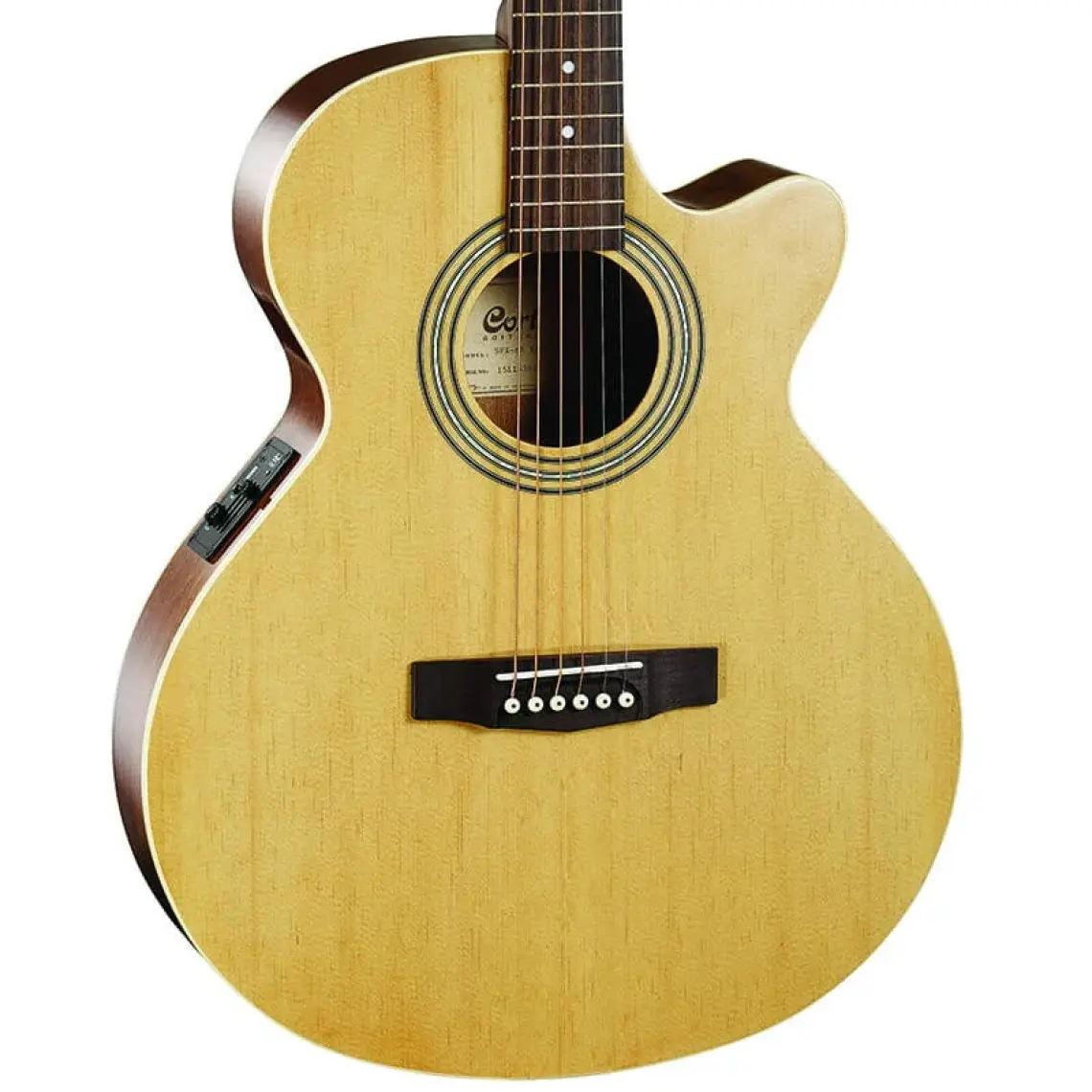 Cort SFX-ME OP İnce Kasa Elektro Akustik Cutaway Gitar