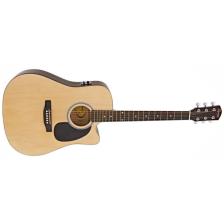 Sa-105ce Dreadnought Cutaway Natural Elektro Akustik Gitar