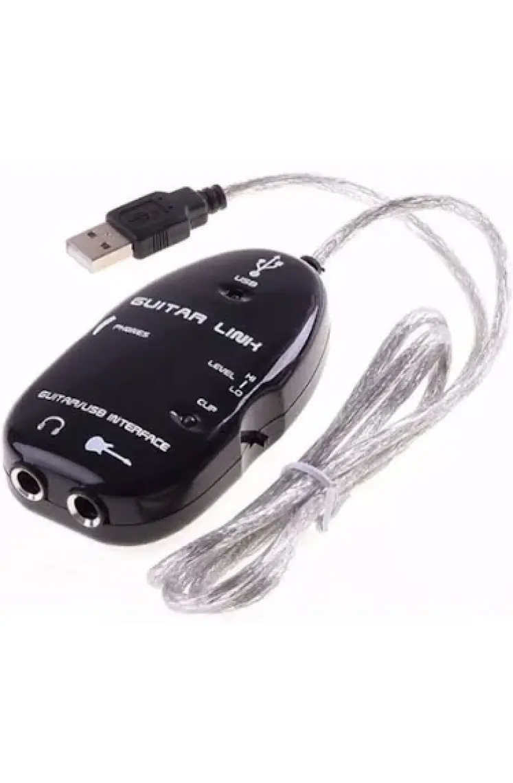 Alfais AL-4672 USB Gitar Guitar Link Kablosu Çevirici Dönüştürücü