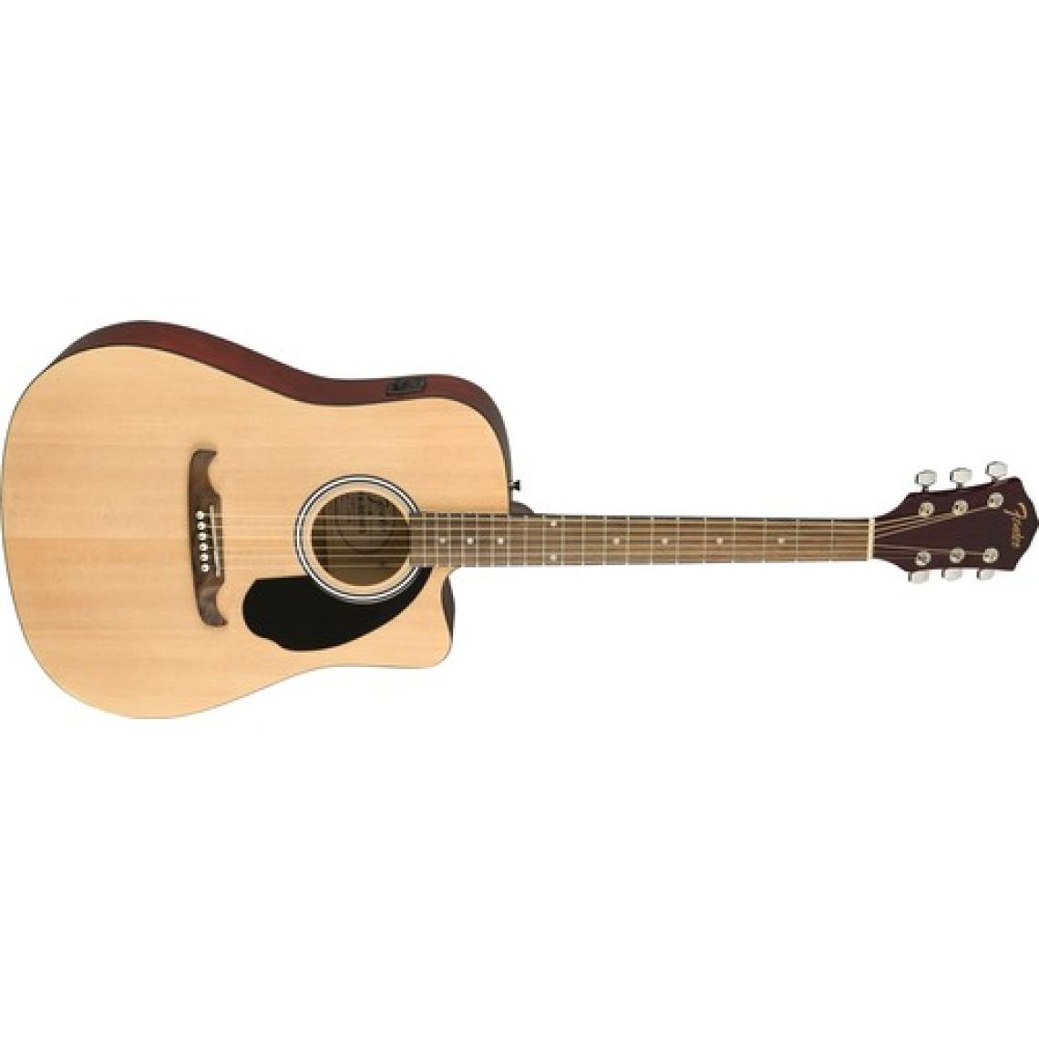 Fender FA-125CE Dreadnought Ceviz Klavye Natural