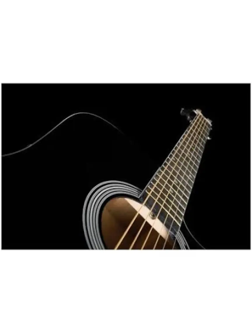 Squier SA-105CE Dreadnought Cutaway Black Elektro Akustik Gitar