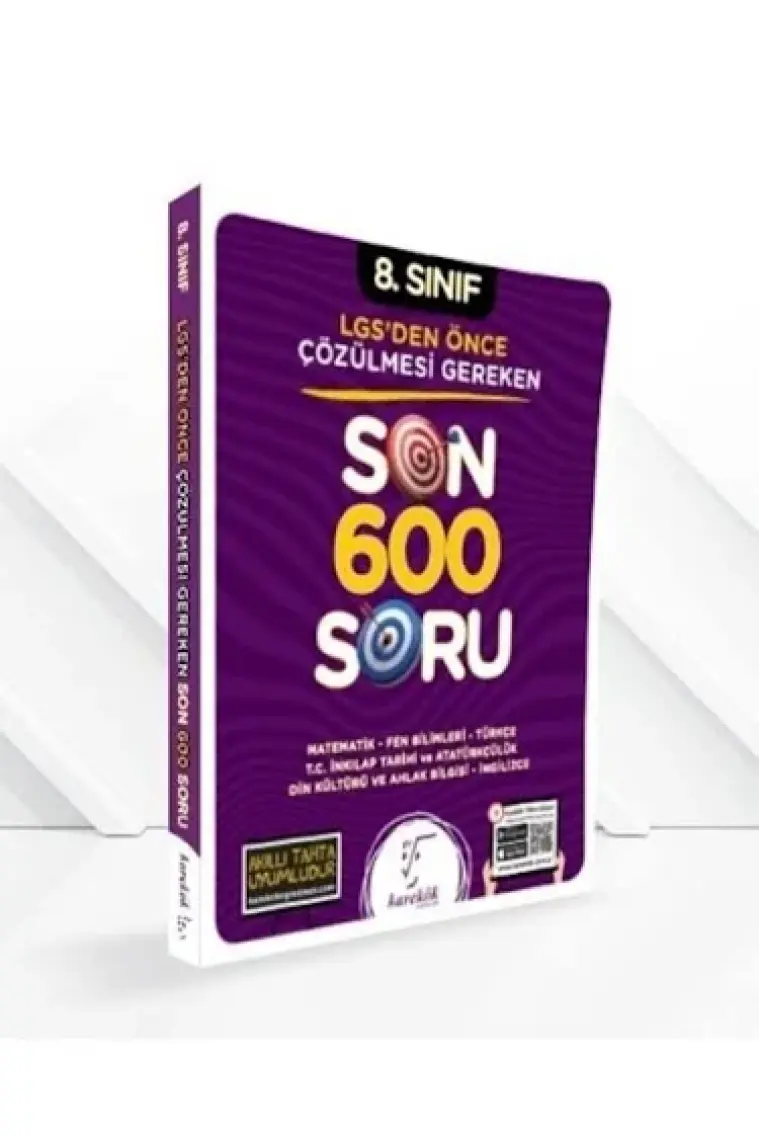 Karekök Yayıncılık 8. Sınıf LGS'den Önce Çözülmesi Gereken Son 600 Soru