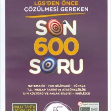 Karekök Yayıncılık 8. Sınıf LGS'den Önce Çözülmesi Gereken Son 600 Soru