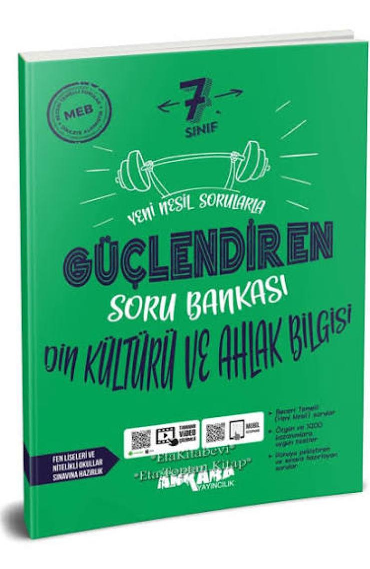 Ankara Yayıncılık 7.Sınıf  Din Kültürü Kültürü ve Ahlak Bilgisi Güçlendiren Soru Bankası